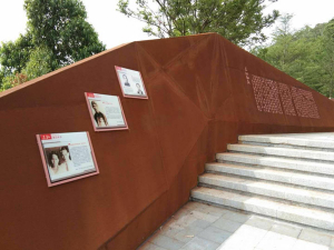 闵行耐候钢挡土墙